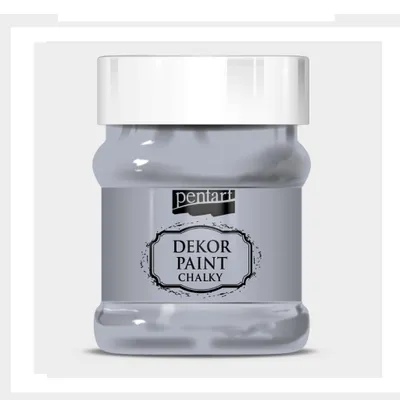 Produktbild von PENTART Dekorfarbe Chalky, 230 ml, Grau