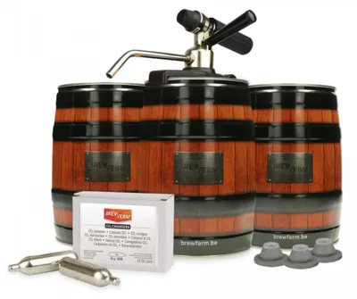 Immagine prodotto di Pacchetto iniziale Brewferm® Barrel party kegs con Party Star Deluxe