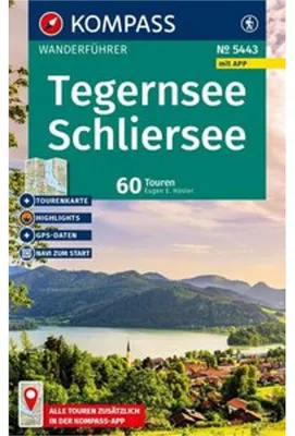 Produktbild von KOMPASS Wanderführer Tegernsee, Schliersee, 60 Touren mit Extra-Tourenkarte