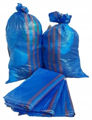 Produktbild von 30 Polypropylen-Säcke für Getreide, Schutt und Kohle, 65 x 105 mm, 50 kg, reißfest