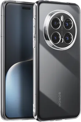 Image de Avizar, Housse de protection pour Honor Magic 7 Pro - Cadre en silicone & dos en acrylique, Transparent