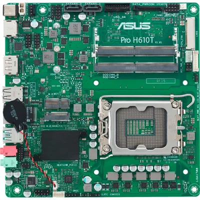 Image de ASUS PRO H610T-CSM                    (INTEL,1700,DDR5,mITX)