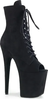 Produktbild von FLAMINGO-1021FS Damen Booties von Pleaser, Schwarz , EU 44, US 14