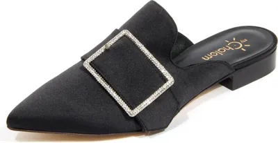 Obrázek produktu pro H3350 sabot donna MYCHALOM dámská saténová obuv černá