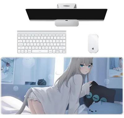Productafbeelding van Gaming muismat, 900 x 400 x 3 mm, antislip, geschikt voor gamers, muismat, anime design, onderlegplaat voor bureau, computermuispad, muismat met cartoonmotief