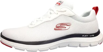 Produktbild von Skechers Flex Advantage 4.0 Herren Laufschuh in Weiß, Größe 43