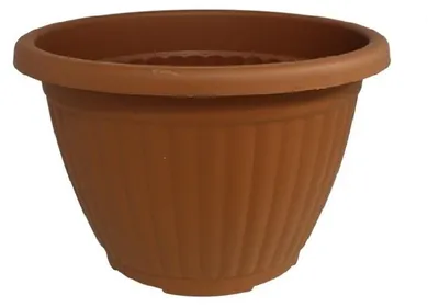 Productafbeelding van Bloempot Terra voor binnen & buiten - hoogwaardig kunststof - Ø 32.5 x H 24.5 cm