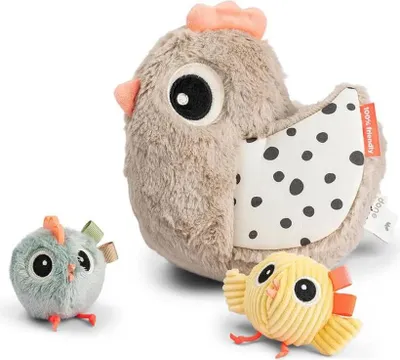 Immagine prodotto di Done By Deer Hide & Seek Clucky Giocattolo interattivo Beige Bambini Beige Taglia unica