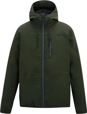 Produktbild von Regatta - "Shorebay" Jacke, wasserfest für Herren RG12682 (M) (Dunkel-Khaki/Schwarz)