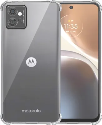 Immagine prodotto di Custodia per Motorola Moto G32 Trasparente - Custodia in silicone TPU antiurto con paraurti trasparente - Smartphonica