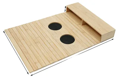 Image de Accoudoir pour canapé, design antidérapant, peu encombrant, marron