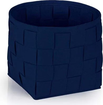 Immagine prodotto di N8WERK Cesto portaoggetti in feltro M - 32 x 32 x 32 cm - Blu scuro