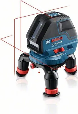 Produktbild von Bosch GLL 3-50P, 83 x 146 x 117 mm, IP54, LR6 (AA), -10 - 40 °C