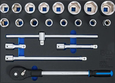 Obrázok produktu pre BGS technic Tool Tray 3/3: Socket Set, 13182 mm, 13,2 kg