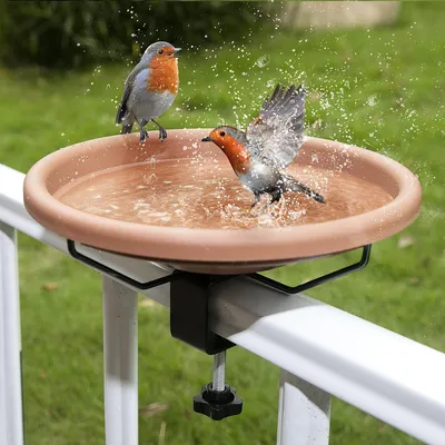 Produktbild von Modernes Vogelbad für Balkon und Garten, Durchmesser 30 cm