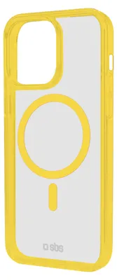 Immagine prodotto di SBS Cover per iPhone 15 Pro con bordi colorati compatibile con ricarica MagSafe