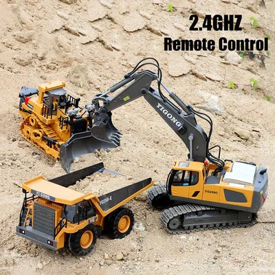 Produktbild von RC Kettenbagger 1:20 ferngesteuert 2,4GHz Baufahrzeug mit 2 Akkus Spielzeug