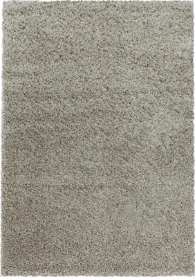 Image de Tapis pour salon, à poils longs, couleur naturelle, forme rectangulaire, dimensions 300x400 cm, unie