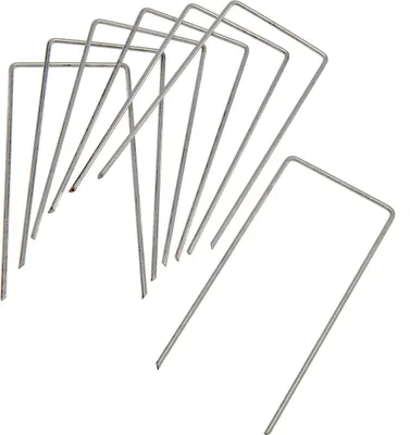 Produktbild von Bodenanker Metall – extra stabile Bodenanker, rostfrei – U-Förmig / 200mm x 70mm