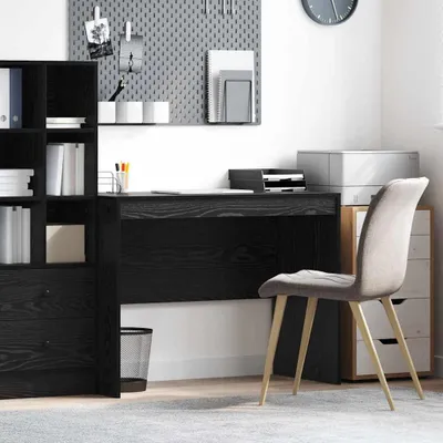 Zdjęcie produktu dla Maison Exclusive – biurko w kolorze czarnego dębu 100 x 50 x 76 cm