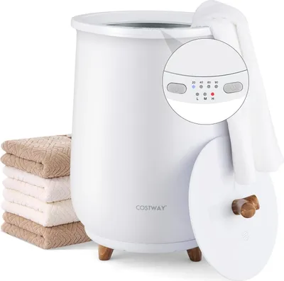 Immagine prodotto di Scaldasalviette COSTWAY 23L con 3 impostazioni di calore, timer 20/40/60/90 minuti, secchio scaldasalviette, scaldasalviette 34 x 54cm