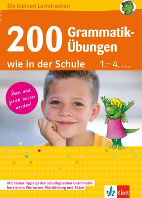 Produktbild von 200 Grammatik-Übungen wie in der Schule 1.-4. Klasse