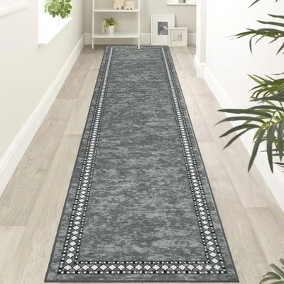 Productafbeelding van Solidchoice - Tapijtlopers 65 x 300 cm - Antislip en Wasbaar voor Keuken en Hal