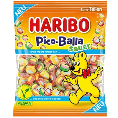 Produktbild von Haribo Pico-Balla vegan sauer 160 g