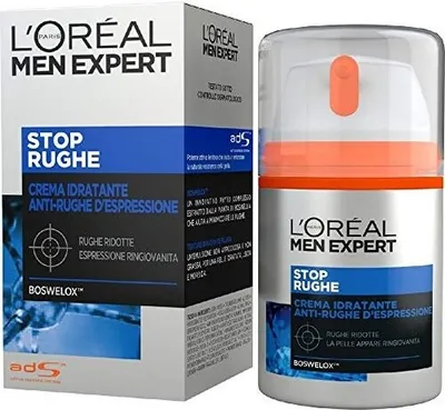 Produktbild von L'Oréal Paris Men Expert Wrinkle De-Crease Anti-Expression Wrinkles Moisturizing Cream 50ml