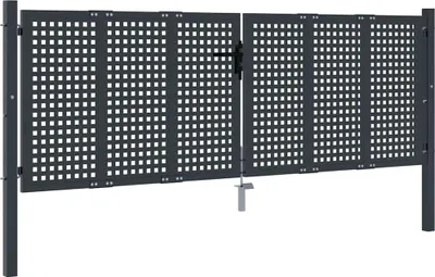 Obrázok produktu pre vidaXL Záhradná brána antracit 300x100 cm oceľ