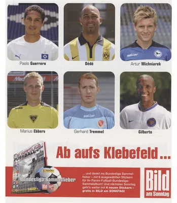 Produktbild von Panini Bundesliga 2006/07 - Sticker - Promo Stickerbogen 2