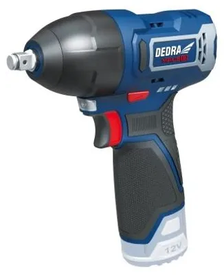 Obrázok produktu pre Akumulátorový rázový uťahovák DEDRA 12 V, 3/8", max. 120 Nm, bez akumulátora, DED7332