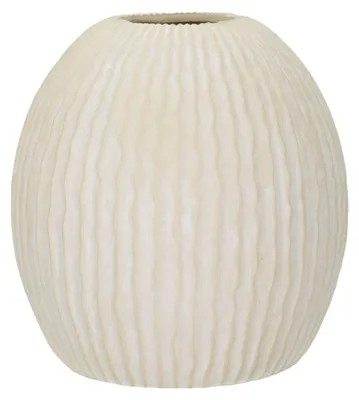Produktbild von Mauro Ferretti Vase „Stalactite“ Ø 36,5 x 38 cm, cremefarben