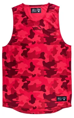 Produktbild von K1X Hardwood | Anti Gravity | Basketball Trikot, Farbe:rot camouflage, Kleidergröße:XL