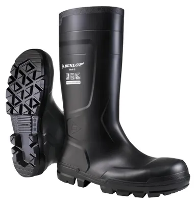 Produktbild von DUNLOP Sicherheits-Stiefel Work-It Full Safety Gr. 39 PVC schw S5 SR, NB2HD01