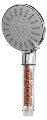 Obrázok produktu pre Sprchová hlavica 11 cm, 5 funkcií, proti vodnému kameňu, pre kúpeľňu