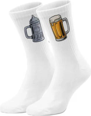 Produktbild von epicsocks Bierlaune Bierkrüge Socken in 37-41 im Paar