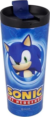 Produktbild von Sonic The Hedgehog 425 ml Kaffeebecher aus Edelstahl