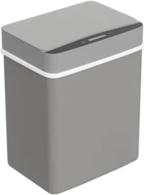 Immagine prodotto di Sensore per cestino - Cestino intelligente - Smistamento dei rifiuti in cucina - Apertura automatica - 15 litri - Bianco