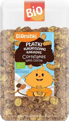 PŁATKI KUKURYDZIANO-KAKAOWE BIO 300 g - BIOMINKI