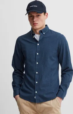 Produktbild von CASUAL FRIDAY CFAnton LS BD fil a fil shirt Herren Freizeithemd Hemd Button-Down-Kragen Hochwertige Baumwoll-Qualität