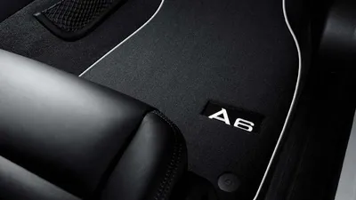 Productafbeelding van 2x Originele Audi Premium velours vloermatten, voor: Audi A6 4F C6, voor: voorzijde