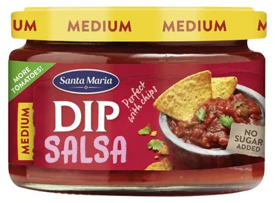 Obrázek produktu pro Santa Maria Salsa Dip hustá pikantní mexická omáčka střední 250g