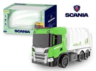 Zdjęcie produktu dla Auto miejskie śmieciarka Scania - Artyk