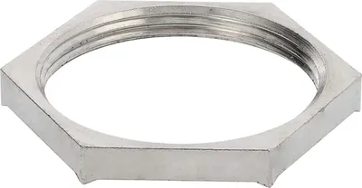 Produktbild von WISKA Gegenmutter EMV PG21x1,588 GEMV-21 Sechskant Messing (CuZn) vernickelt Farbe silber - 1 Stück