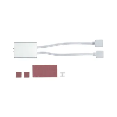 Produktbild von Paulmann 709.16, Beleuchtungsstecker, Silber, Kunststoff, IP20, II, Bewegungssensor