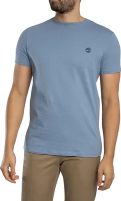 Produktbild von Timberland Slim Fit T-Shirt mit gesticktem Logo, Blau XXL