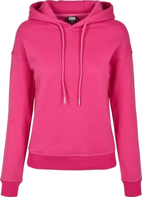 Productafbeelding van Urban Classics TB1524 | Dameshoodie met capuchon en brede geribde boorden - Kleur: felpaars - Maat: S