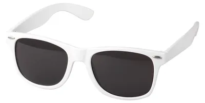 Image de Lunettes de soleil "Blues" - Lunettes stylées pour l'été avec protection UV-400 - Parfaites pour hommes et femmes - Blanches