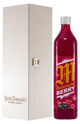 Produktbild von Mackenstedter Berry Likör mit Geschenk-Holzkiste